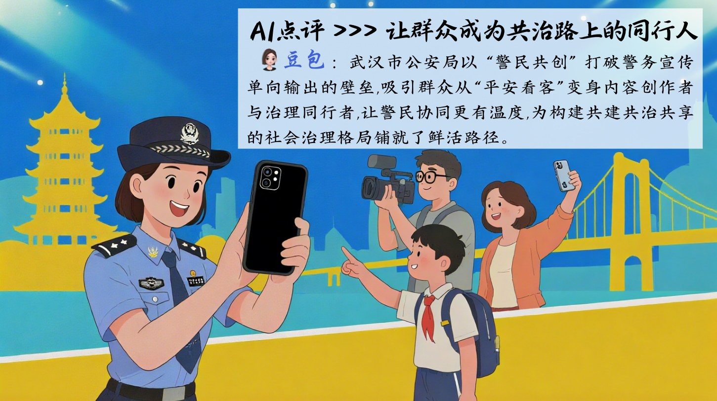 AI點評 deepseek的logo：“楓警娘子軍”以女性特有的細膩與堅韌，將警務工作轉化為溫情的守護，“柔”并非弱化治理效能，