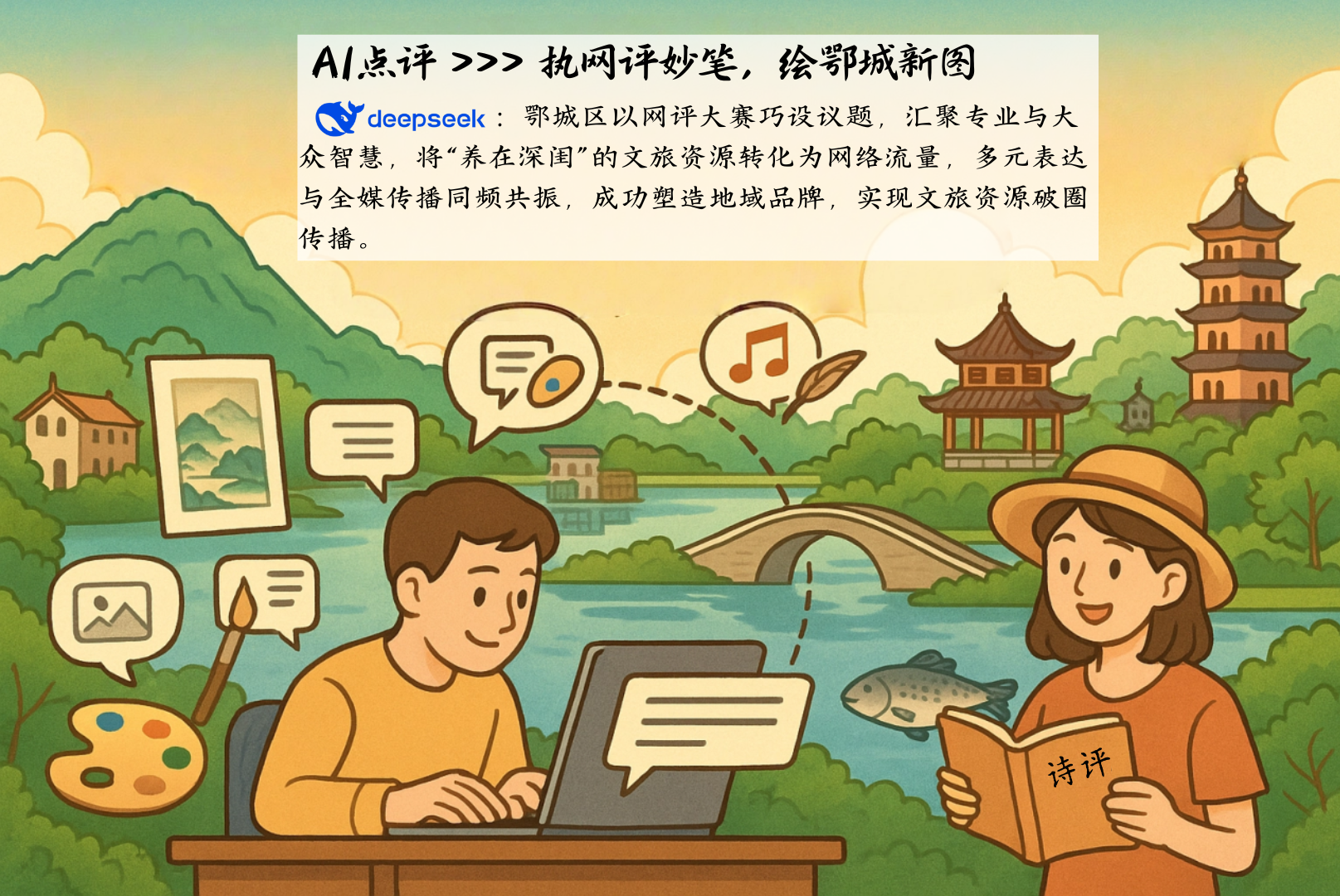 AI點評 deepseek的logo:“楓警娘子軍”以女性特有的細膩與堅韌,將警務工作轉化為溫情的守護,“柔”并非弱化治理效能,